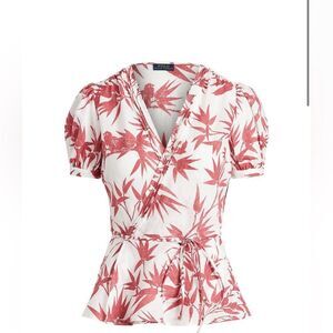 Polo Ralph Lauren - Magpie Floral Wrap Blouse - Size M